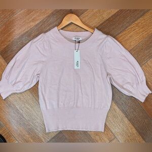 NWT BB Dakota Girl Next Door Sweater Top in Vintage Ivory